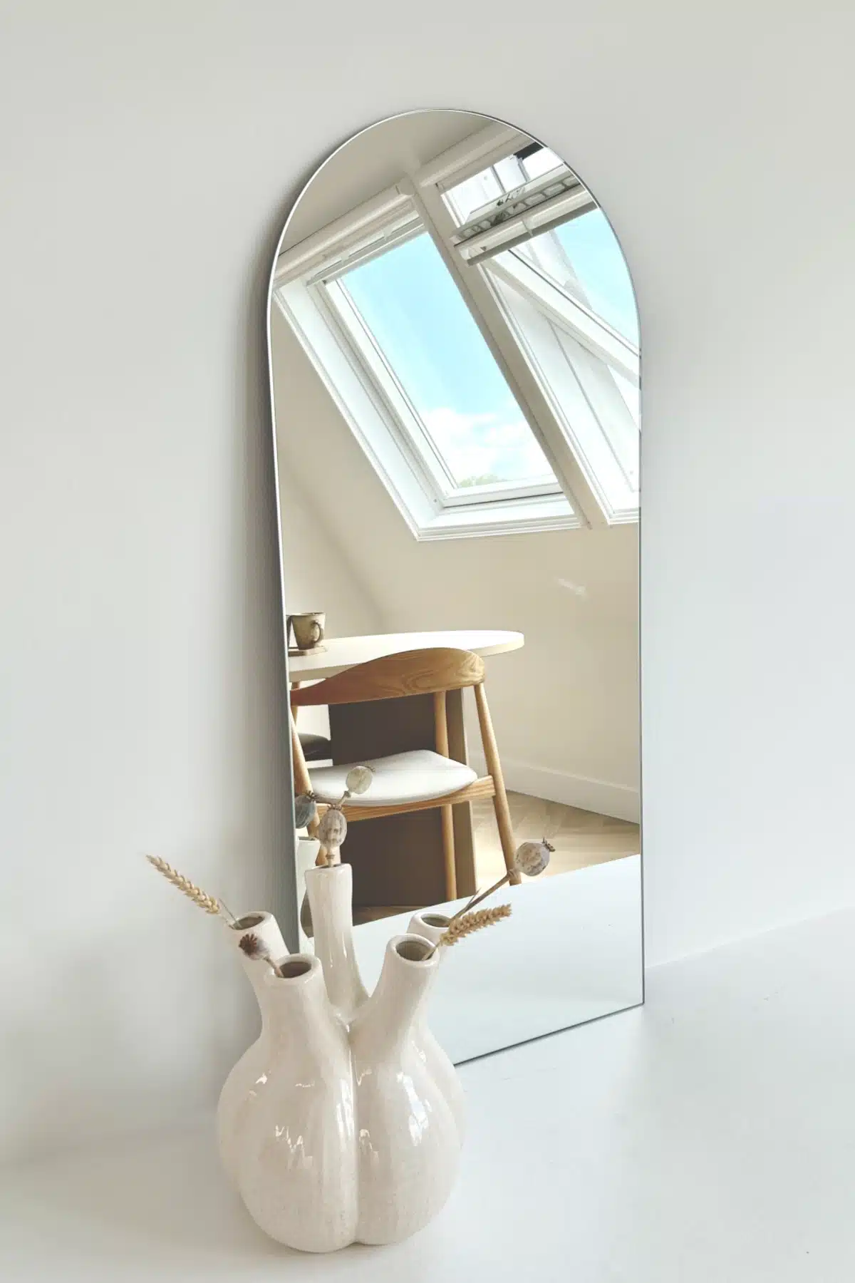 Maj Frameless boogspiegel 100x45 cm