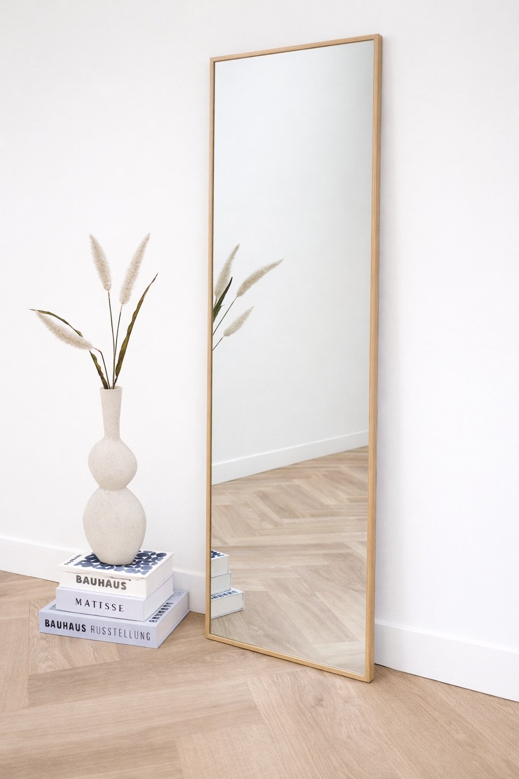 Finn Oak rechthoekige spiegel 150x45 cm